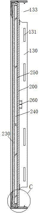 LED panel light structure