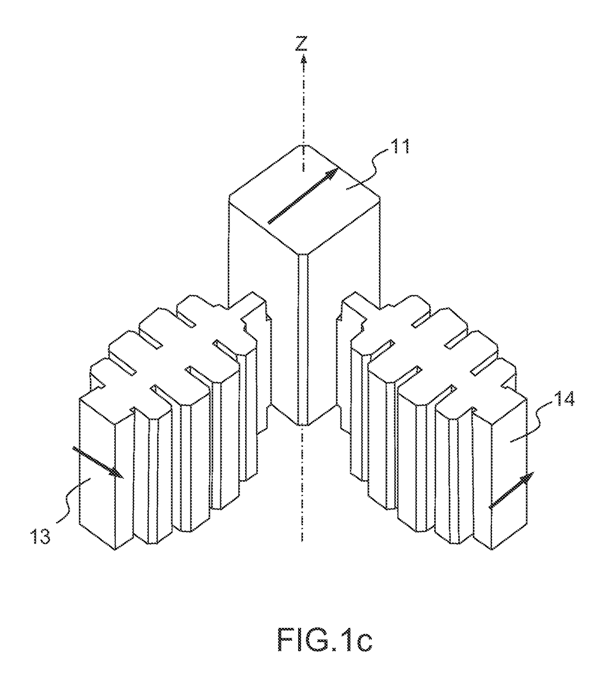 Compact bipolarization power splitter, array of a plurality of splitters, compact radiating element and planar antenna comprising such a splitter