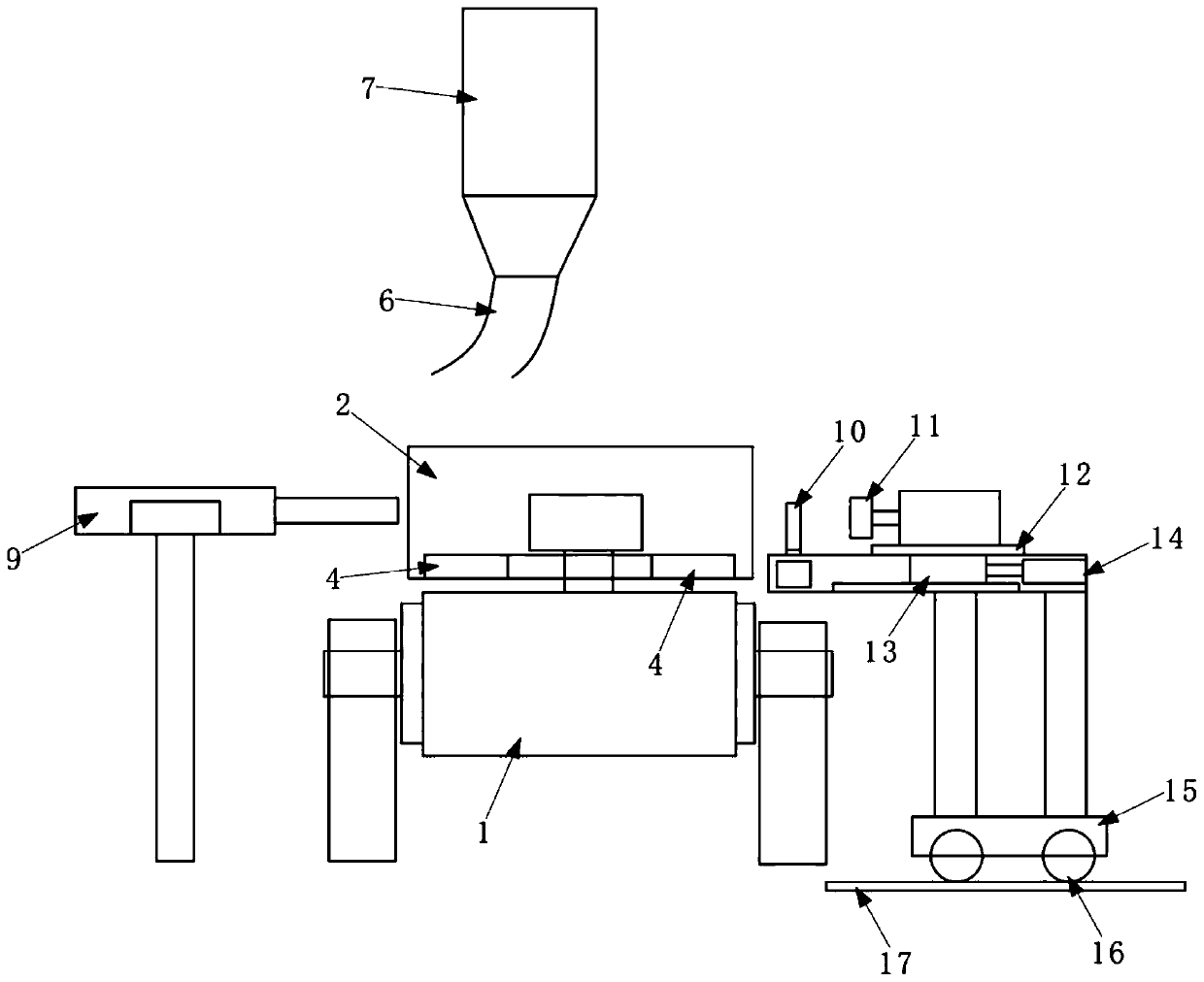 An engine tappet grinding production line