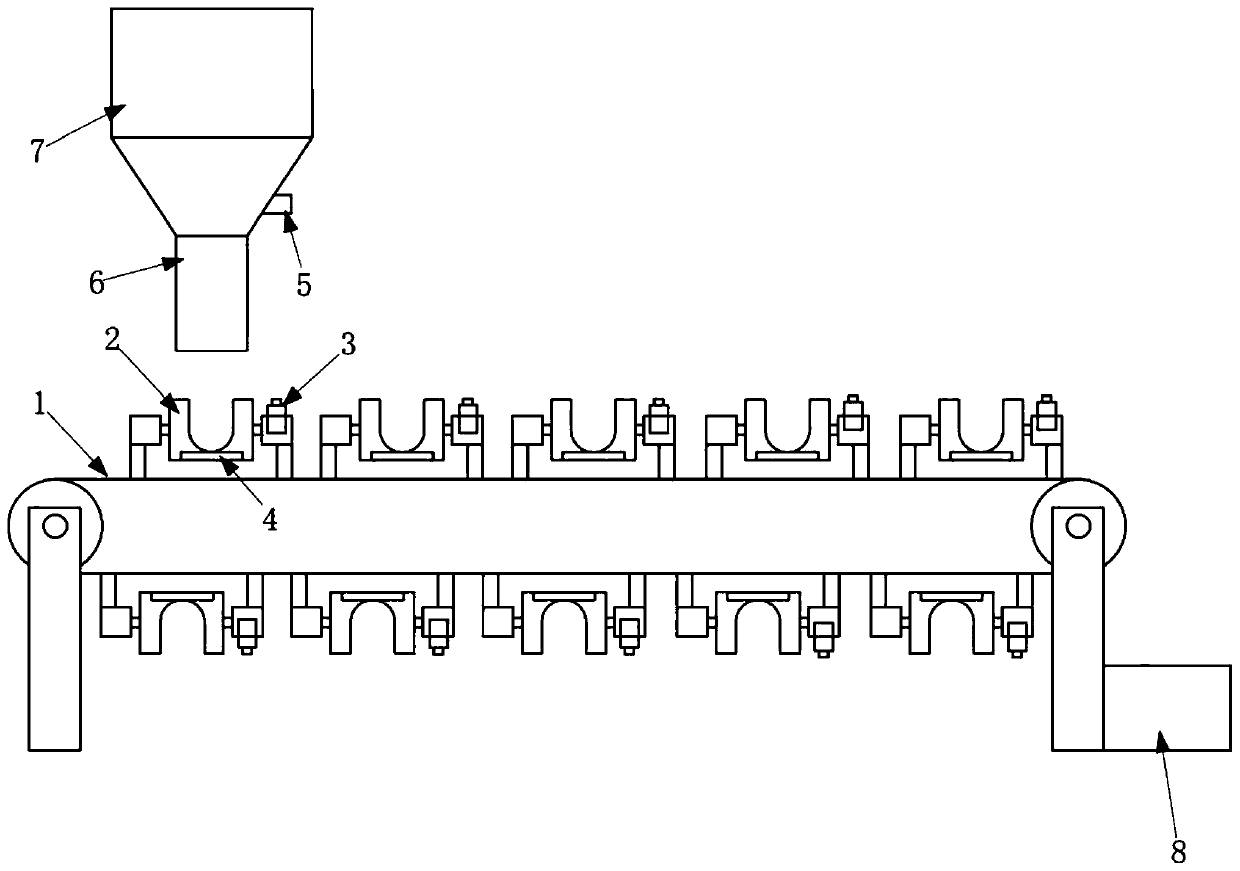 An engine tappet grinding production line