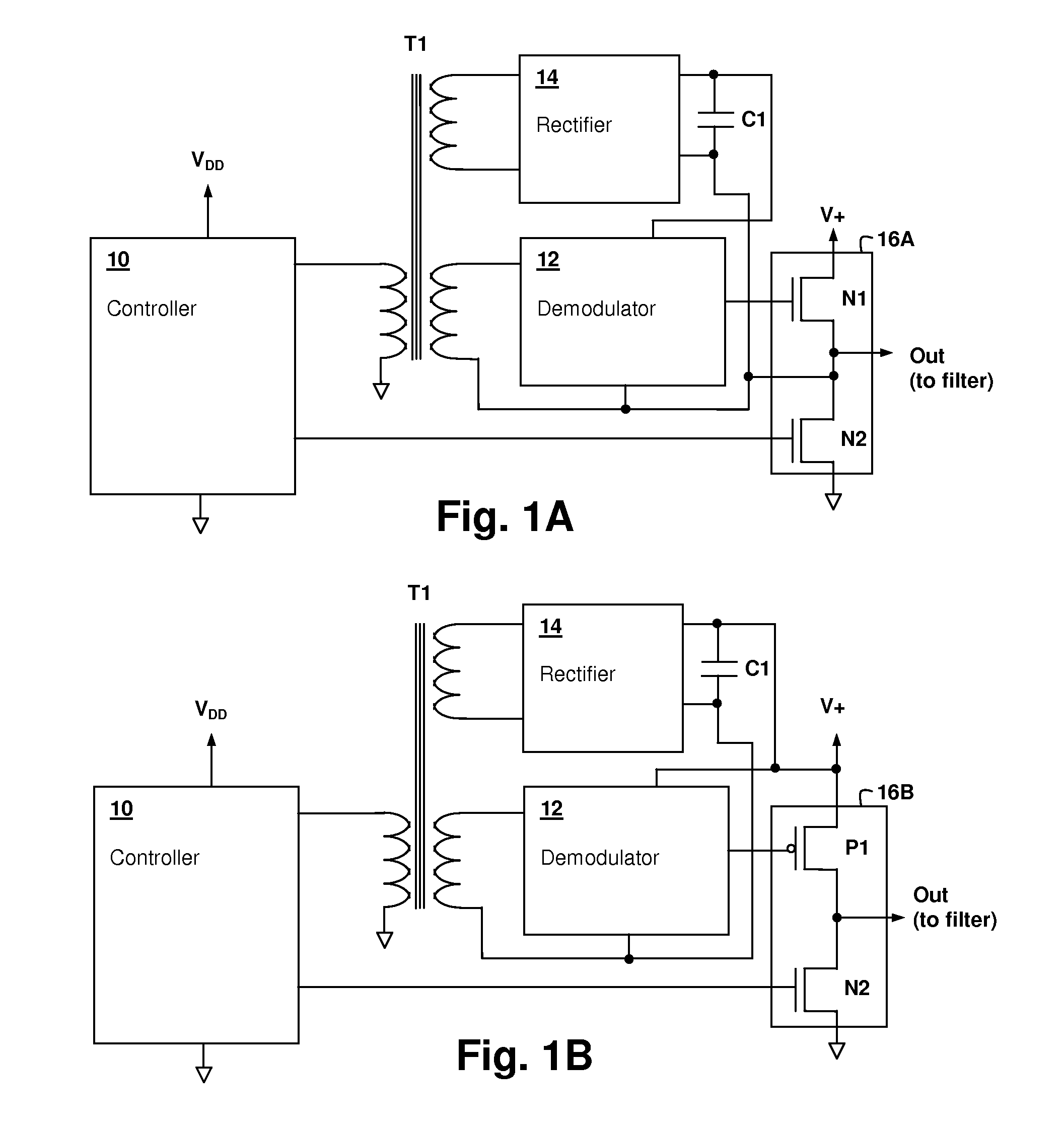 Modulated transformer-coupled gate control signaling method and apparatus