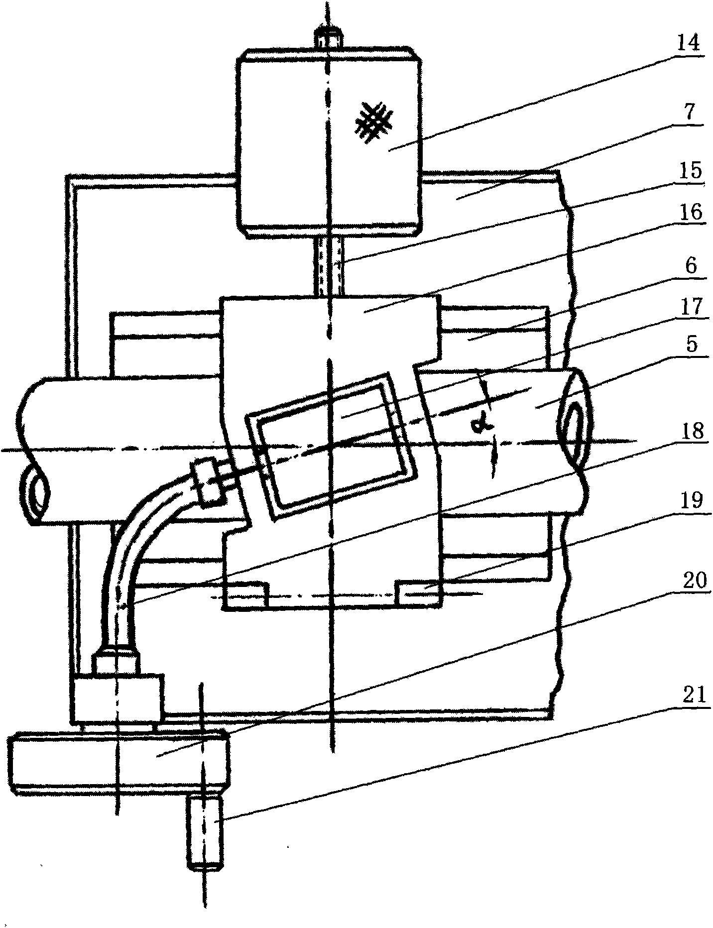 Device for measuring wall thickness of pipe