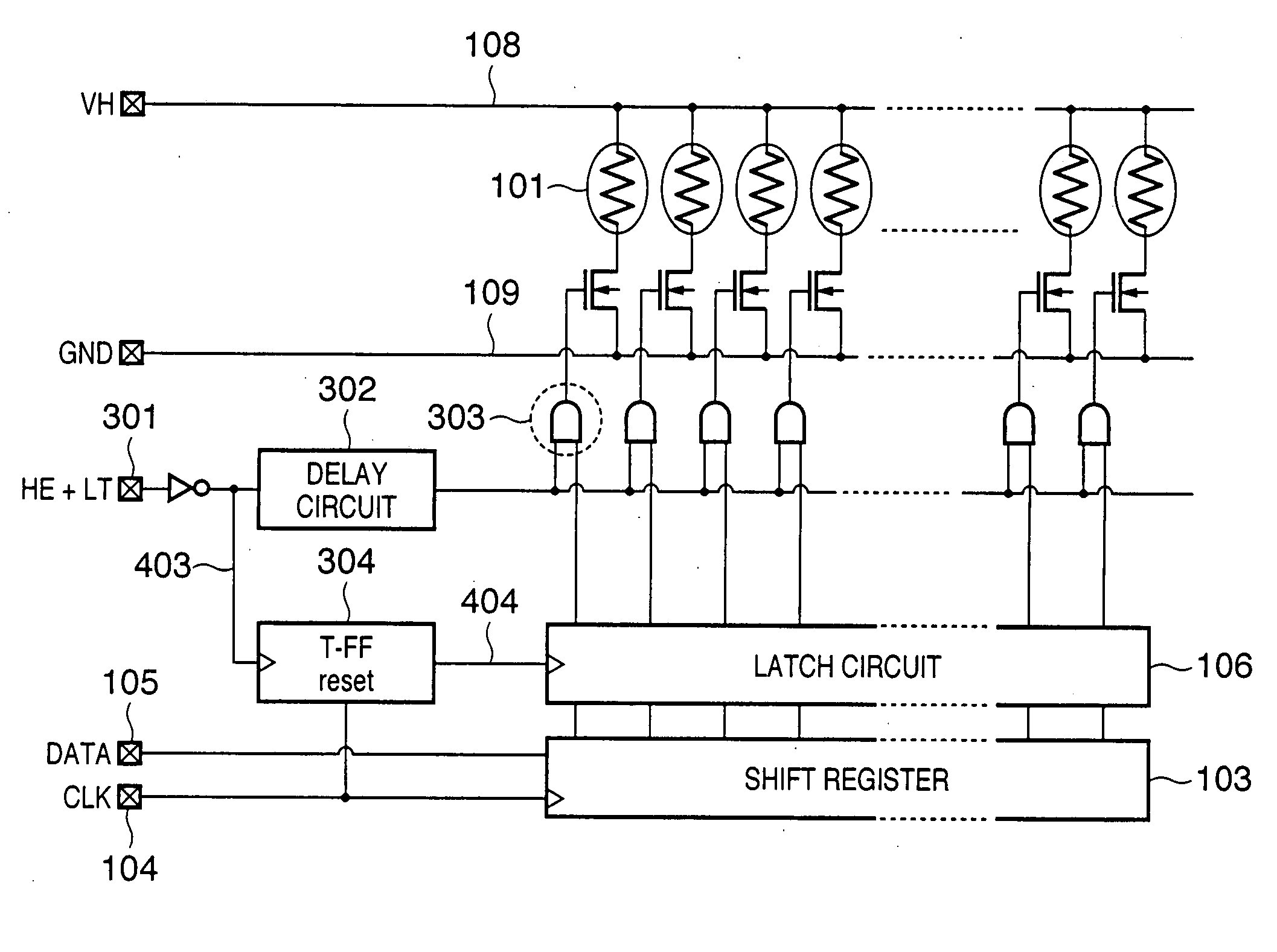 Element board for printhead, printhead and printhead control method