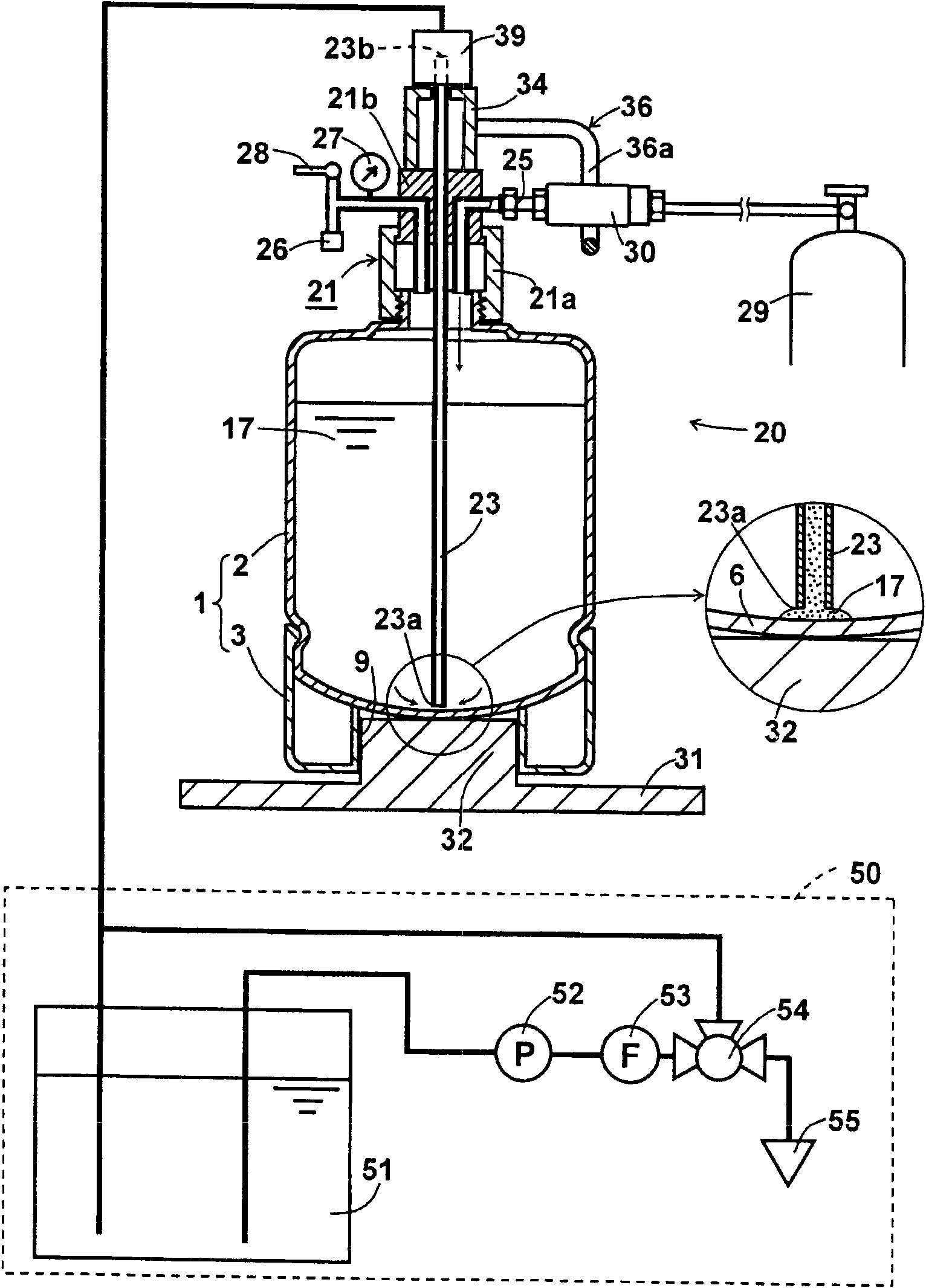 Liquid container, liquid delivering device equipped therewith and liquid delivering method