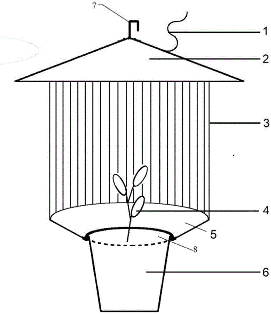 Citrus psylla trapping and killing device and method