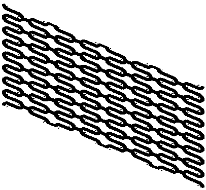 A method for preparing biodegradable polymer self-expanding vascular stent based on 3D printing technology