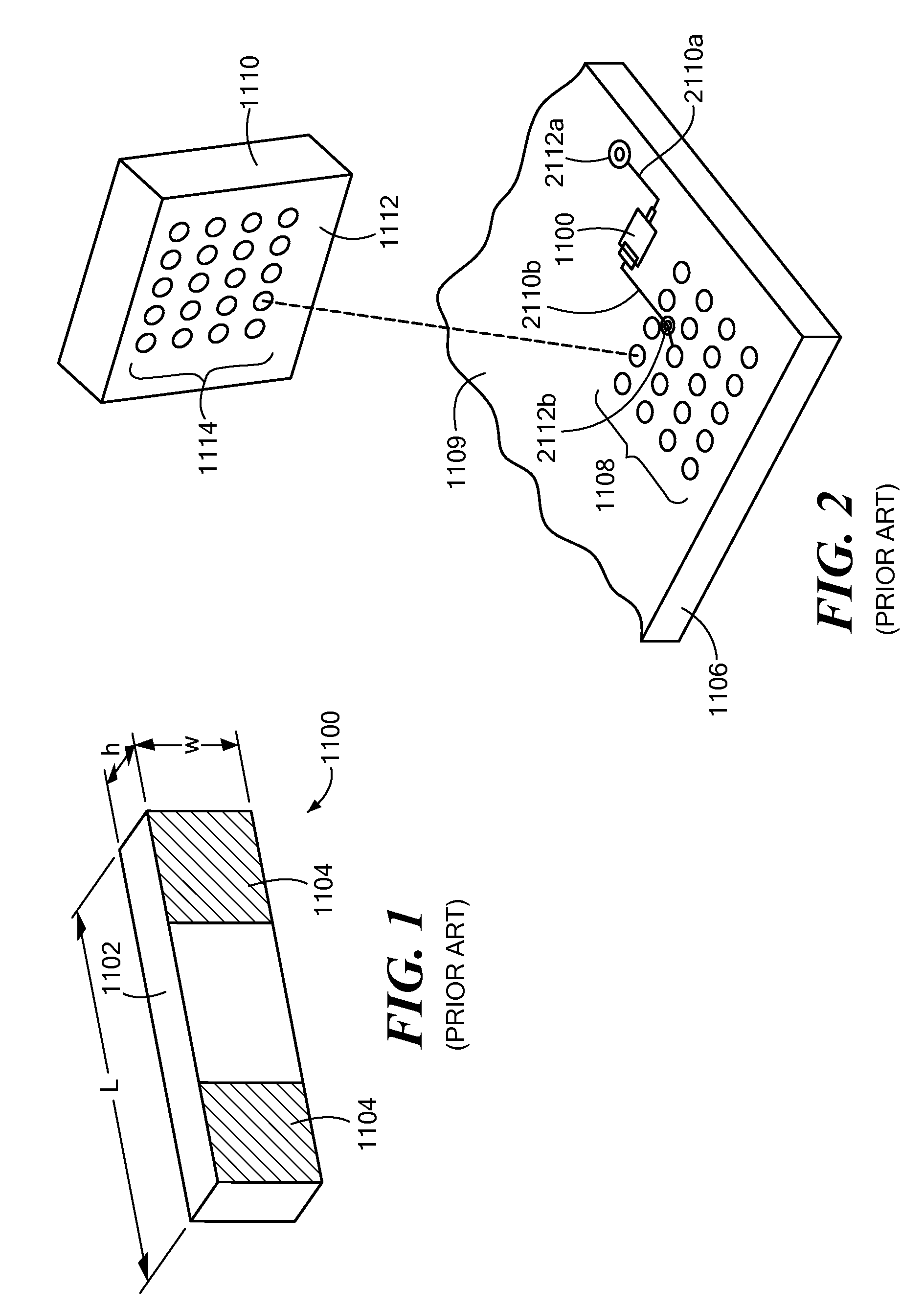 Interconnect device with discrete in-line components