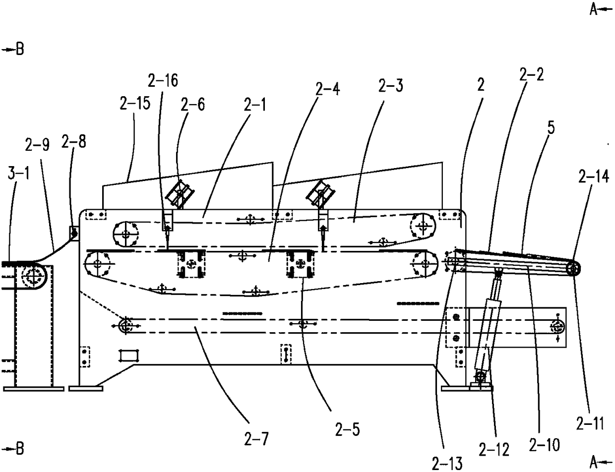 A post-press finishing counting device for an ink-wash printing machine