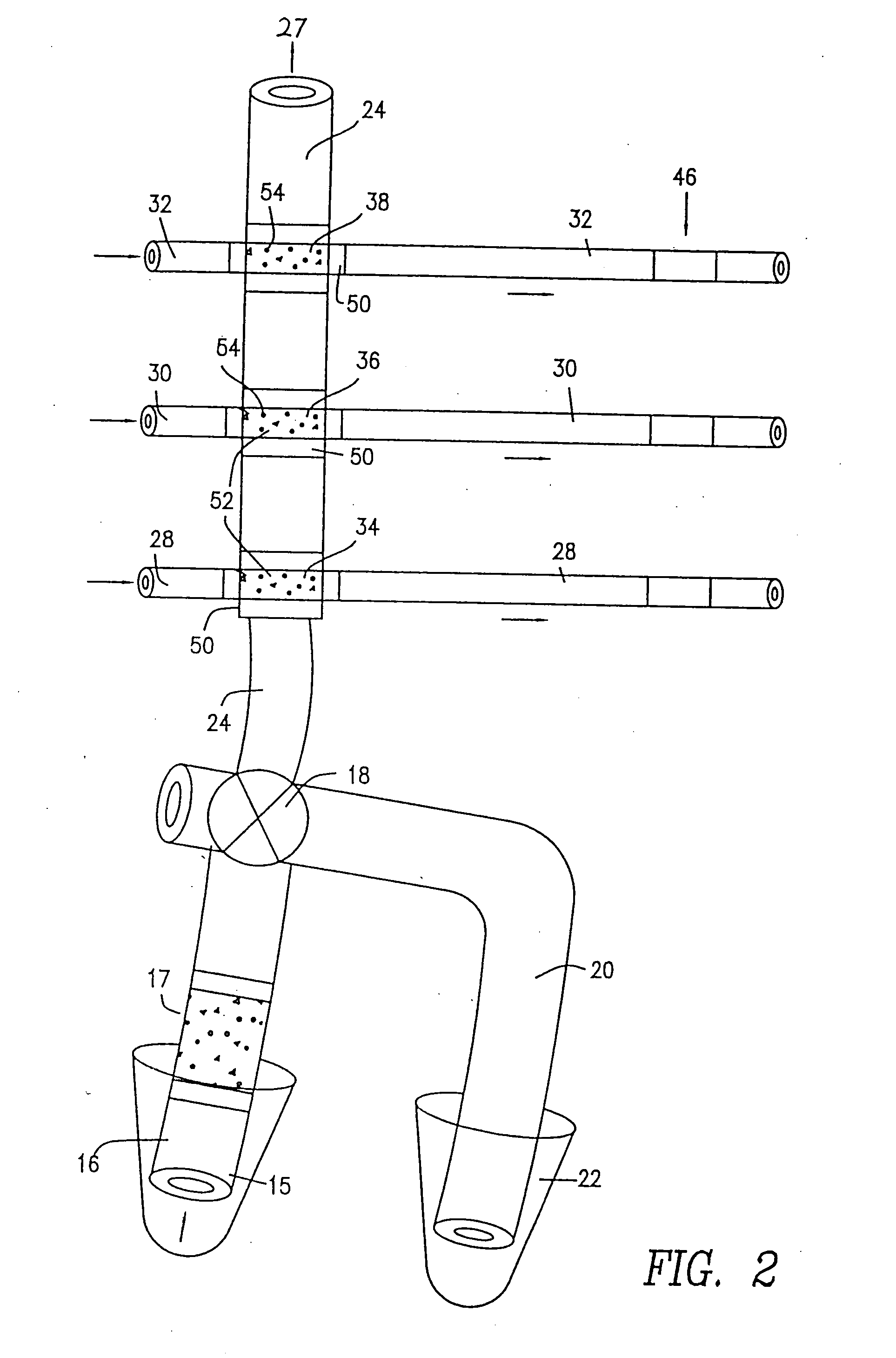 Electrophoresis apparatus having valve system