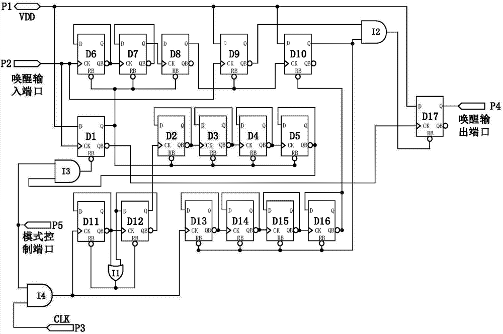 Automatic awakening circuit applied to wireless communication circuit in cardiac pacemaker