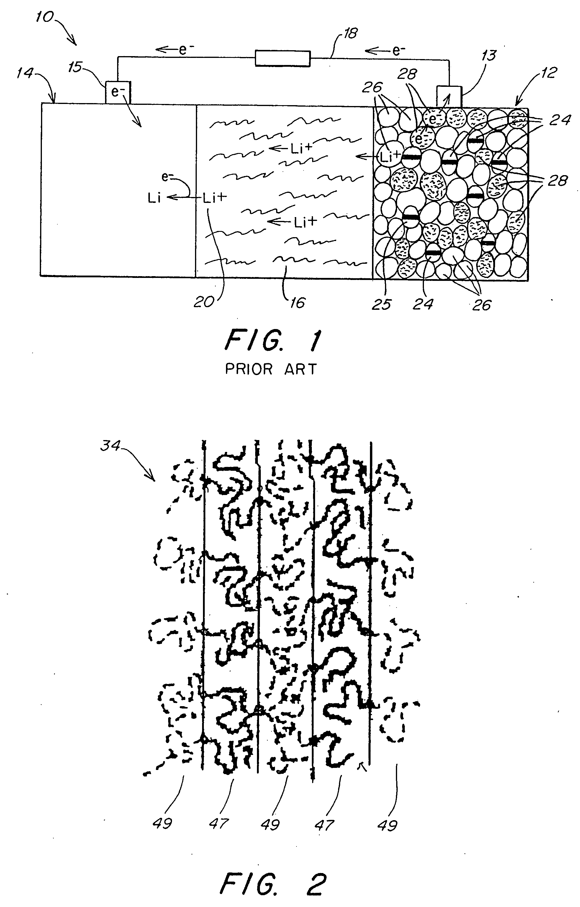 Polymer electrolyte, intercalation compounds and electrodes for batteries