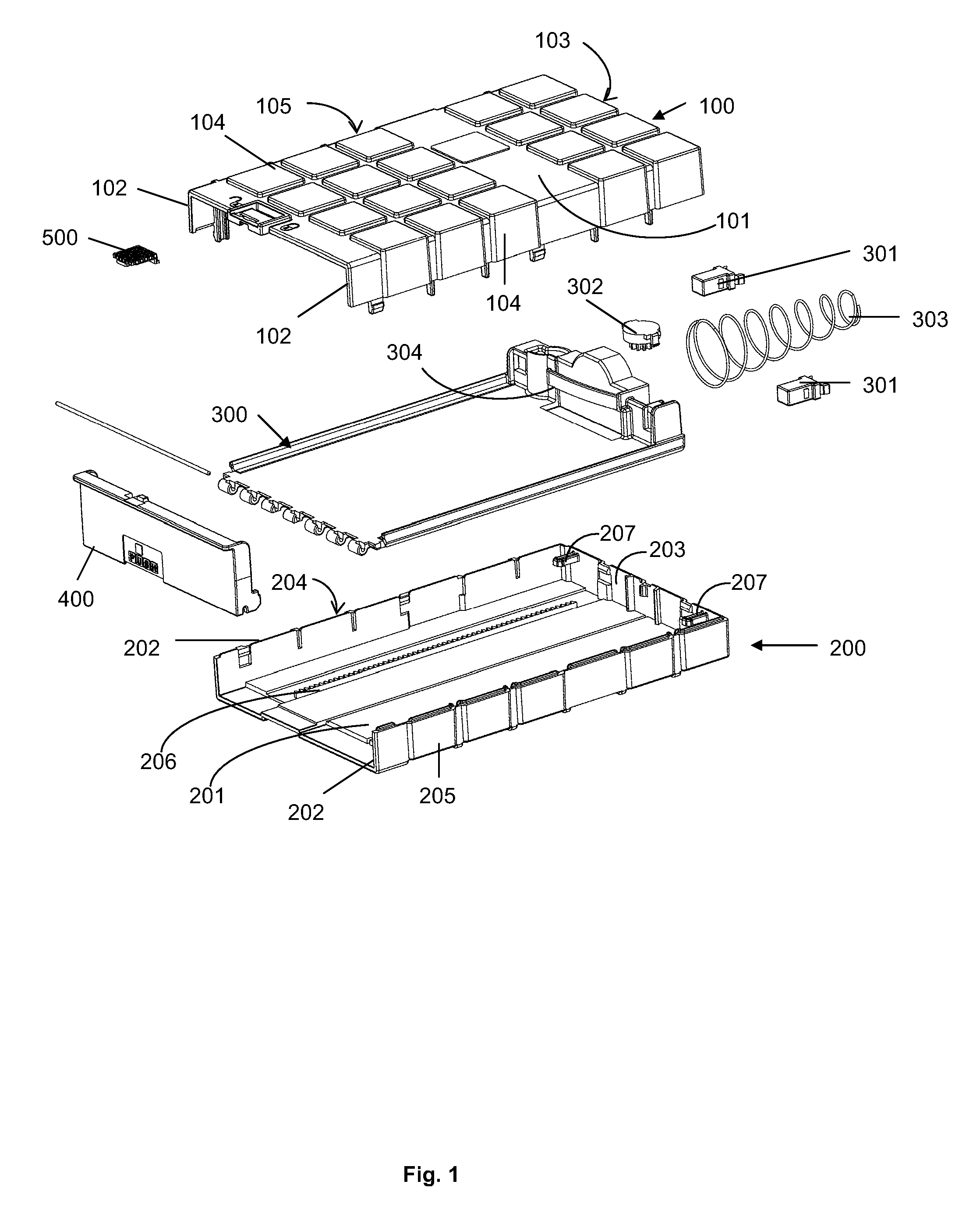 Container Assembly for Storing Peripheral Computer Memory Devices