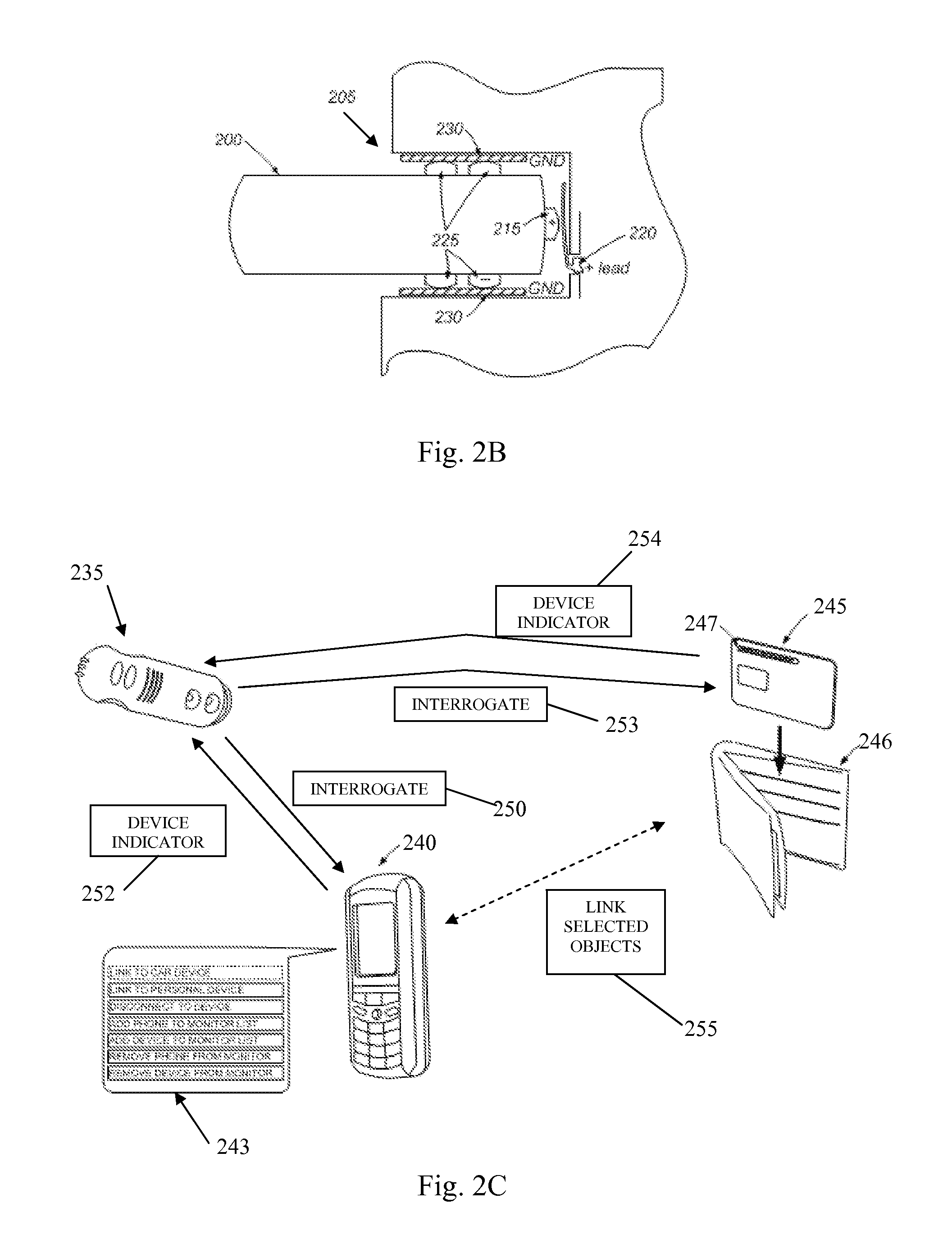 System, method and device to interrogate for the presence of objects