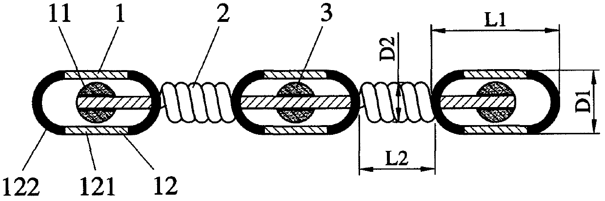 Radioactive particles for treating tumor and implantation method