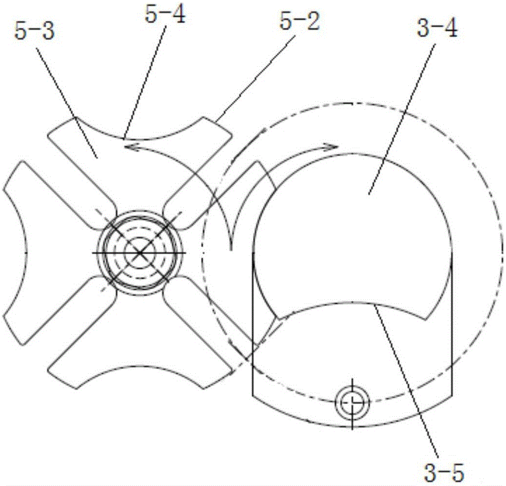 Flat tube discharging mechanism