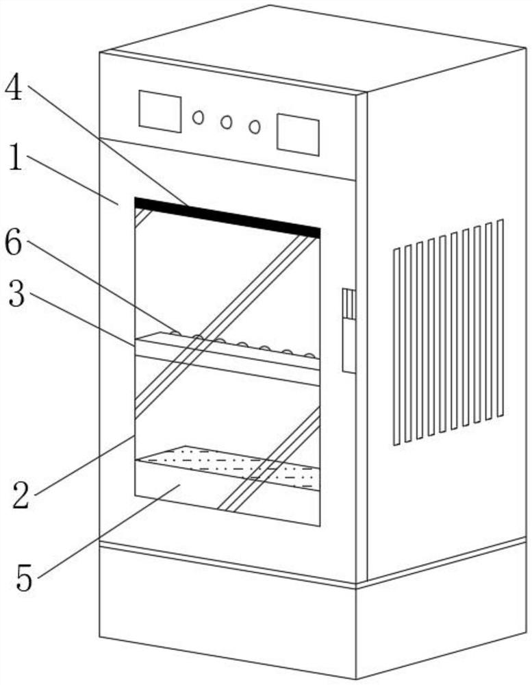 Floating and sinking type over-humidity early warning switch cabinet