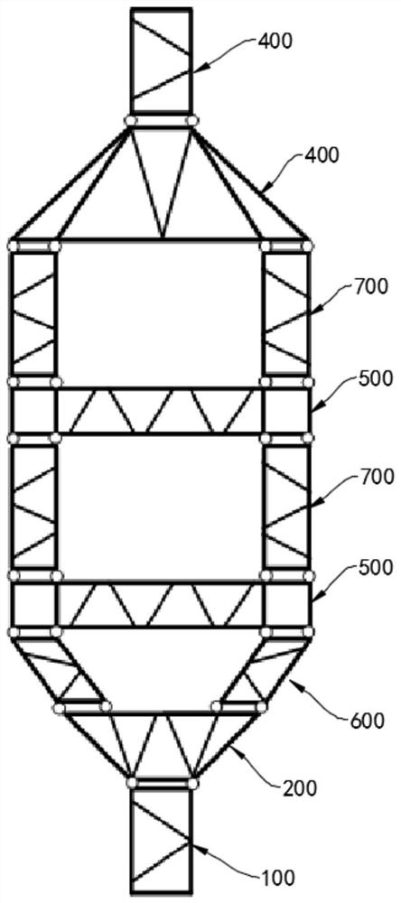 Lattice reducer assembly jib and crane