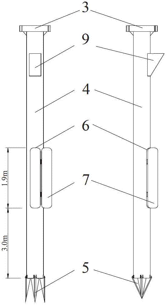 Method for constructing gravel pile of hoop of immersed tube for reinforcing soft foundation