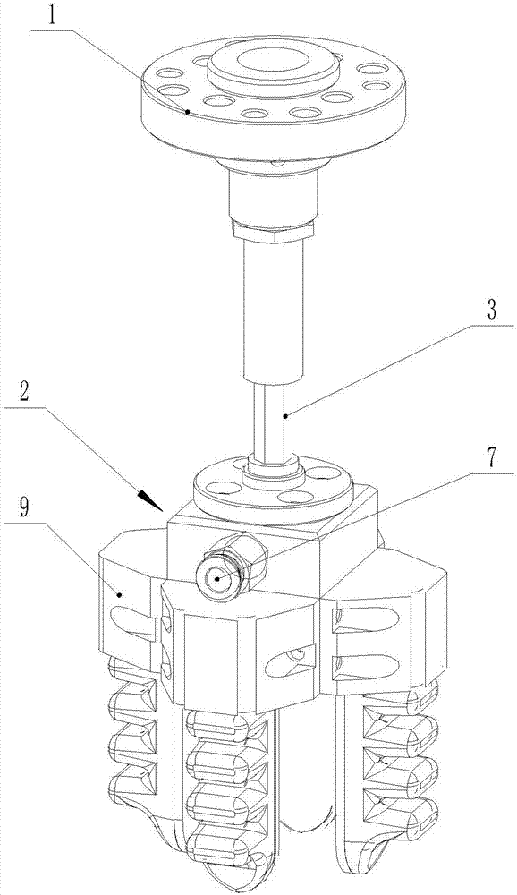 Flexible mechanical arm with buffering function