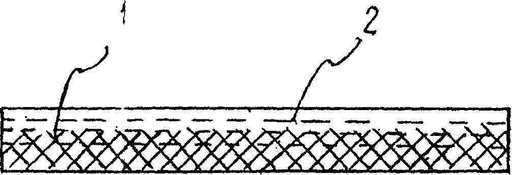 Protective method for metal surface wearing and stream erosion resistance