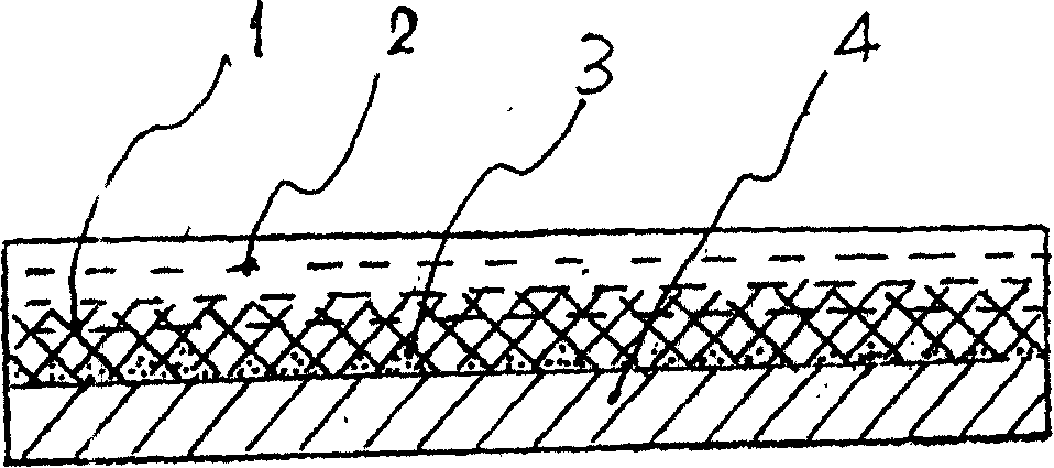 Protective method for metal surface wearing and stream erosion resistance