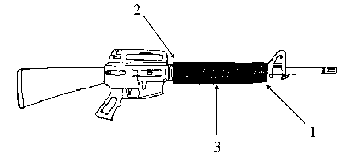 Tubular Flexible Weapon Cover and Field Method of Making the Same