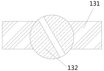 Stirring type production device for flaky microcapsules