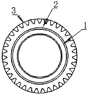 Special gear assembly connecting shaft