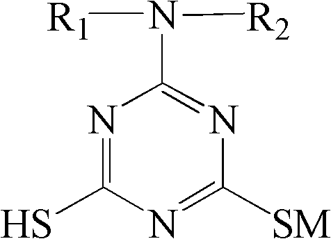 Method for preparing composite nano film on metal surface