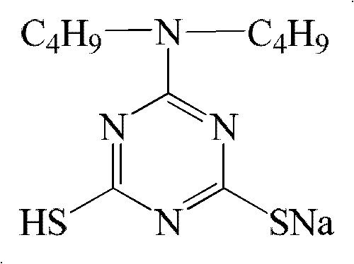 Method for preparing composite nano film on metal surface