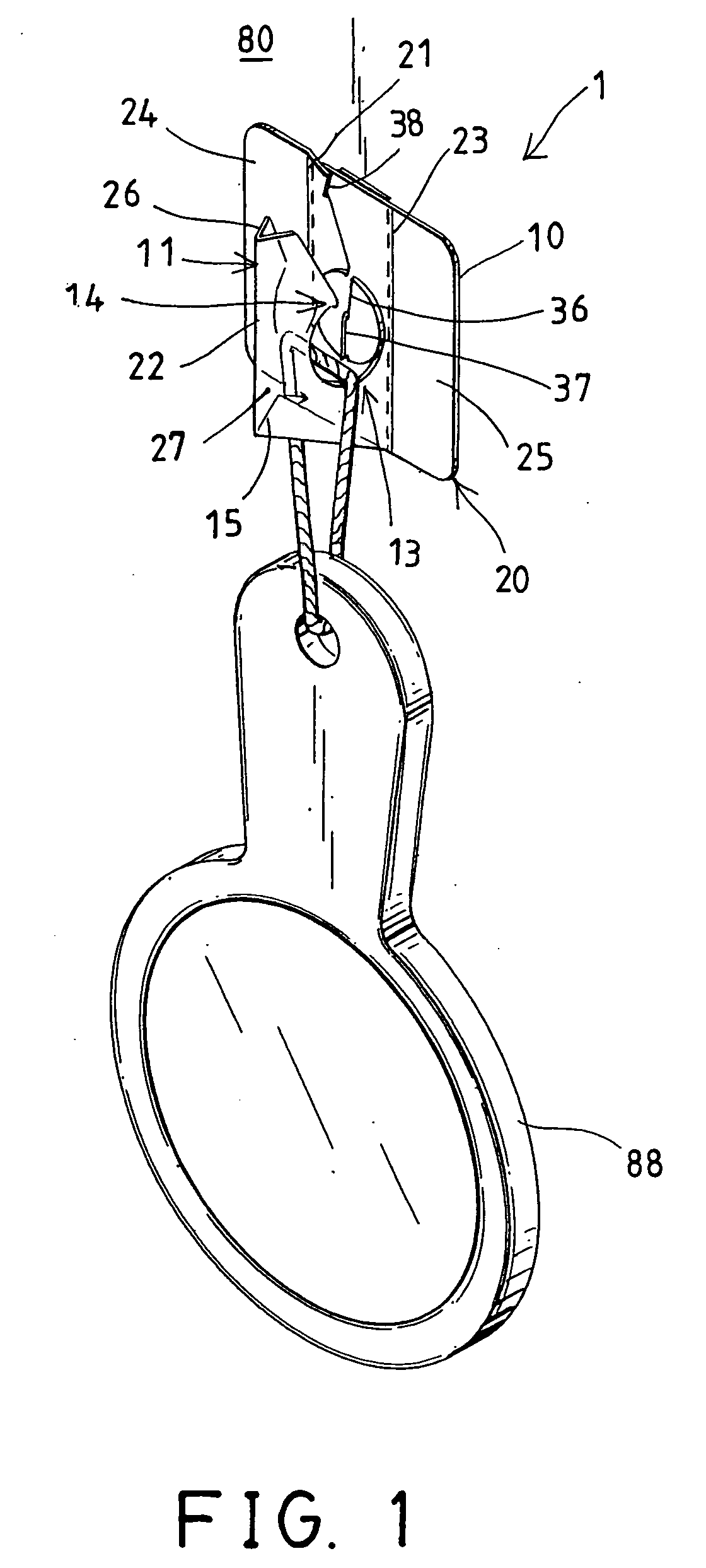 Hook device having foldable structure