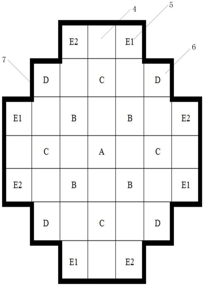 Small reactor core based on 9*9 rod grid fuel assembly