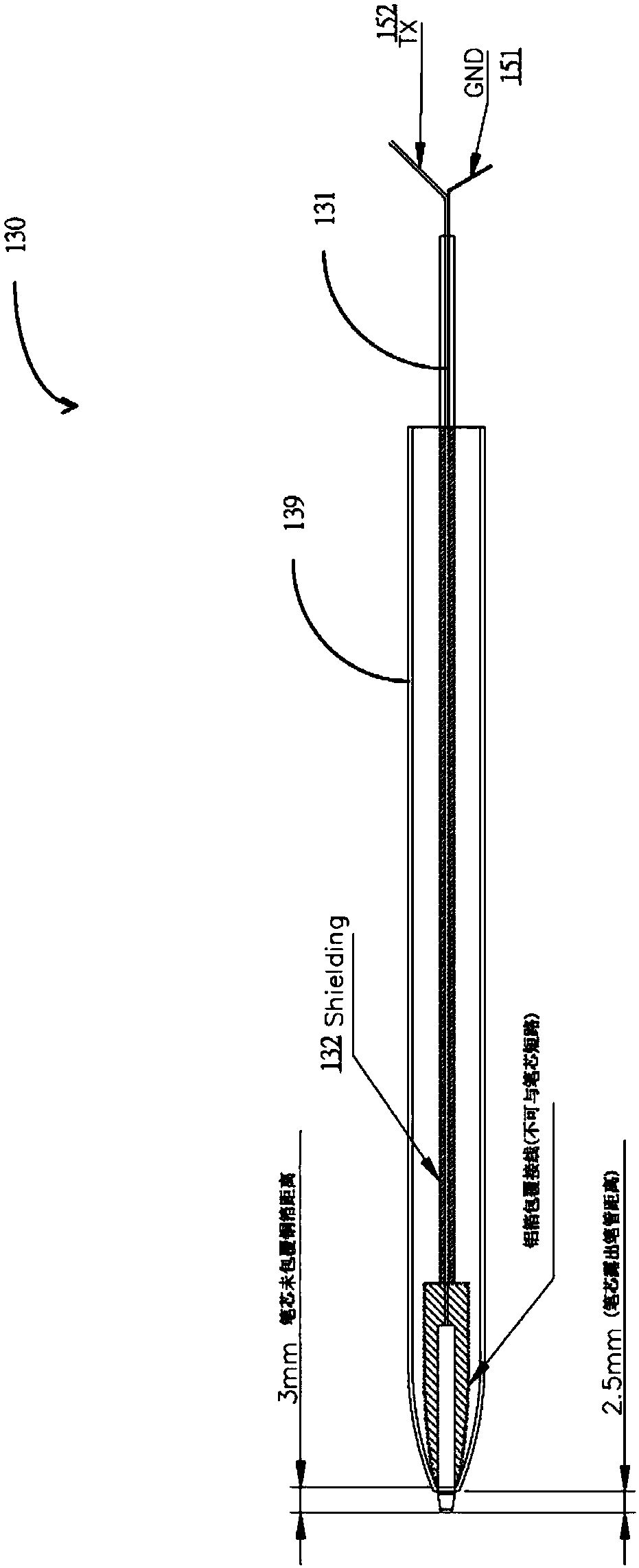 Tethered Active Stylus