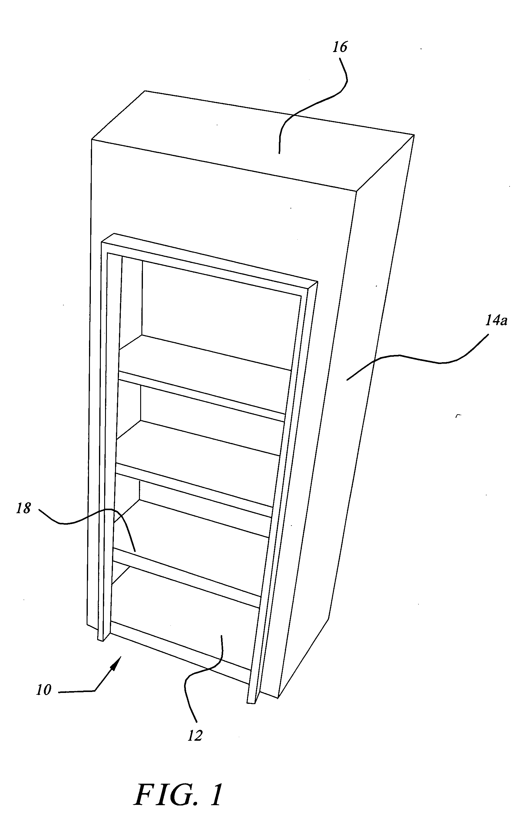 Method, system and article of manufacture for a modular room