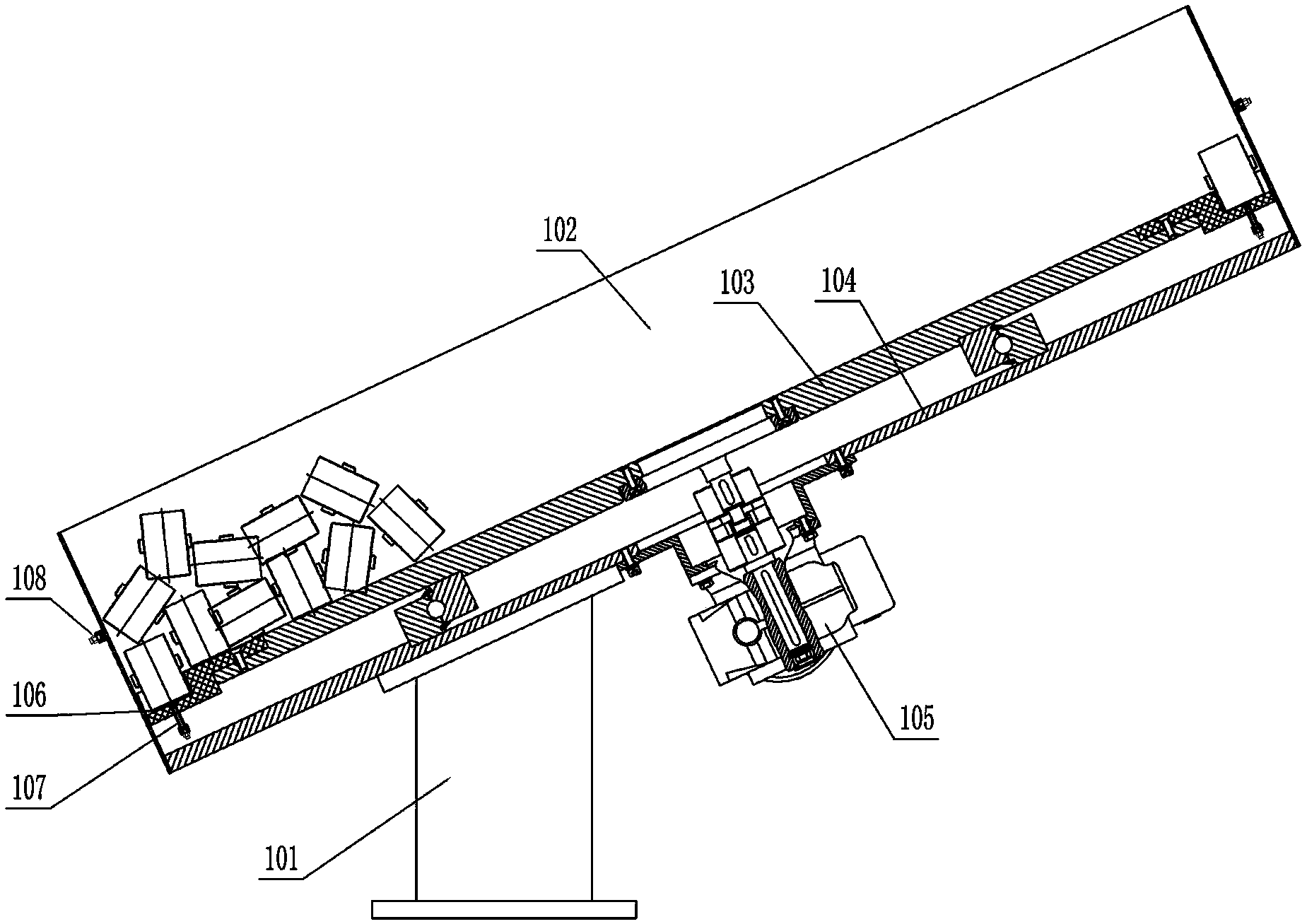 Centrifugal cover settling device