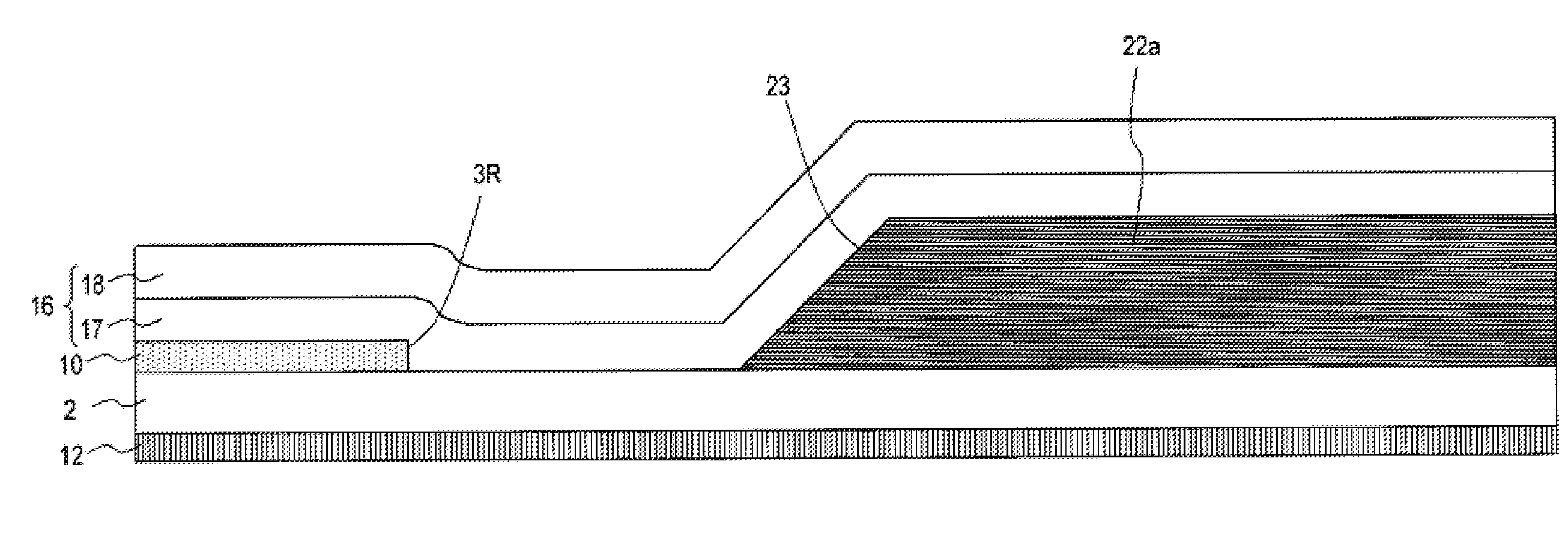 Semiconductor device and display device equipped with same