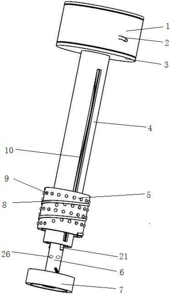 Cylinder container cleaning device
