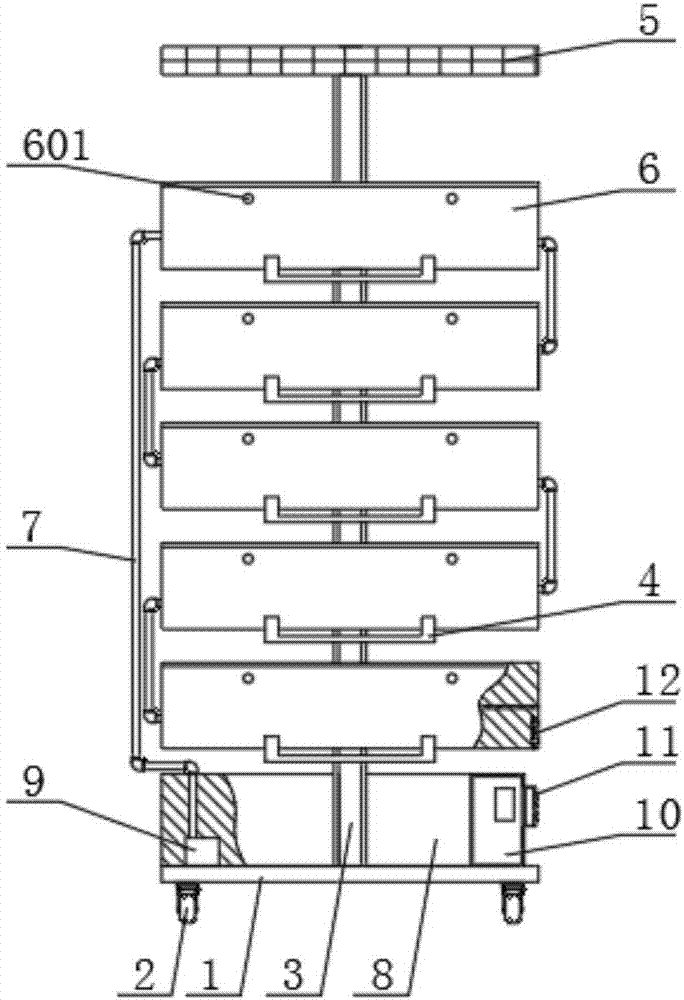 Movable rapidly-decorated vertical-landscape greening device