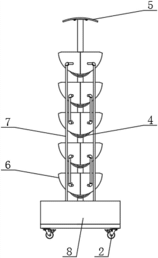 Movable rapidly-decorated vertical-landscape greening device