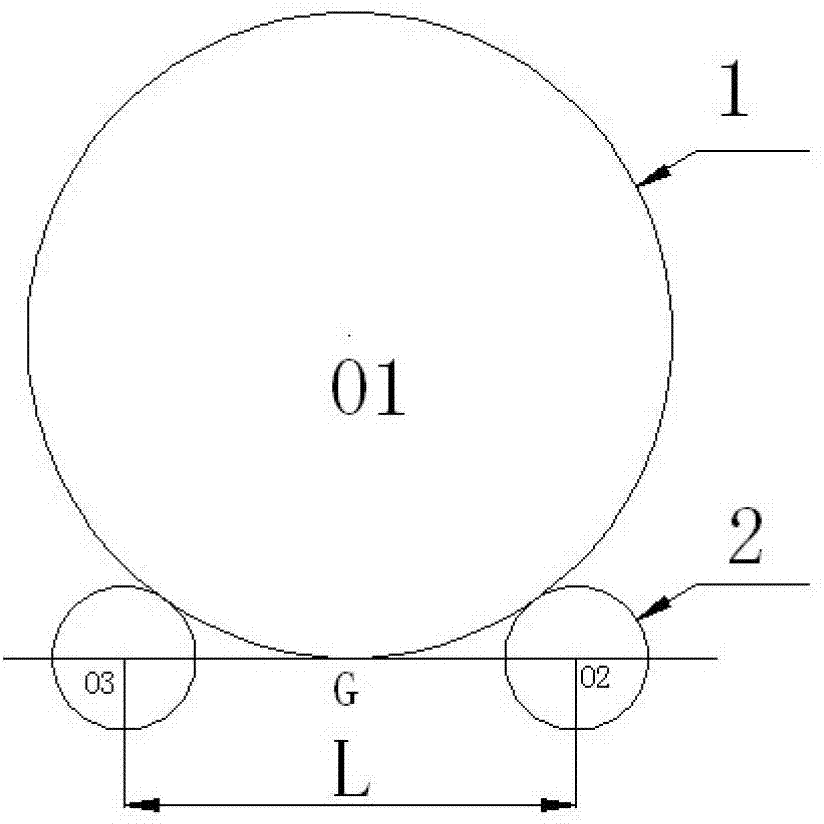Method for measuring and compensating surface profile error of large rotary body part in real time