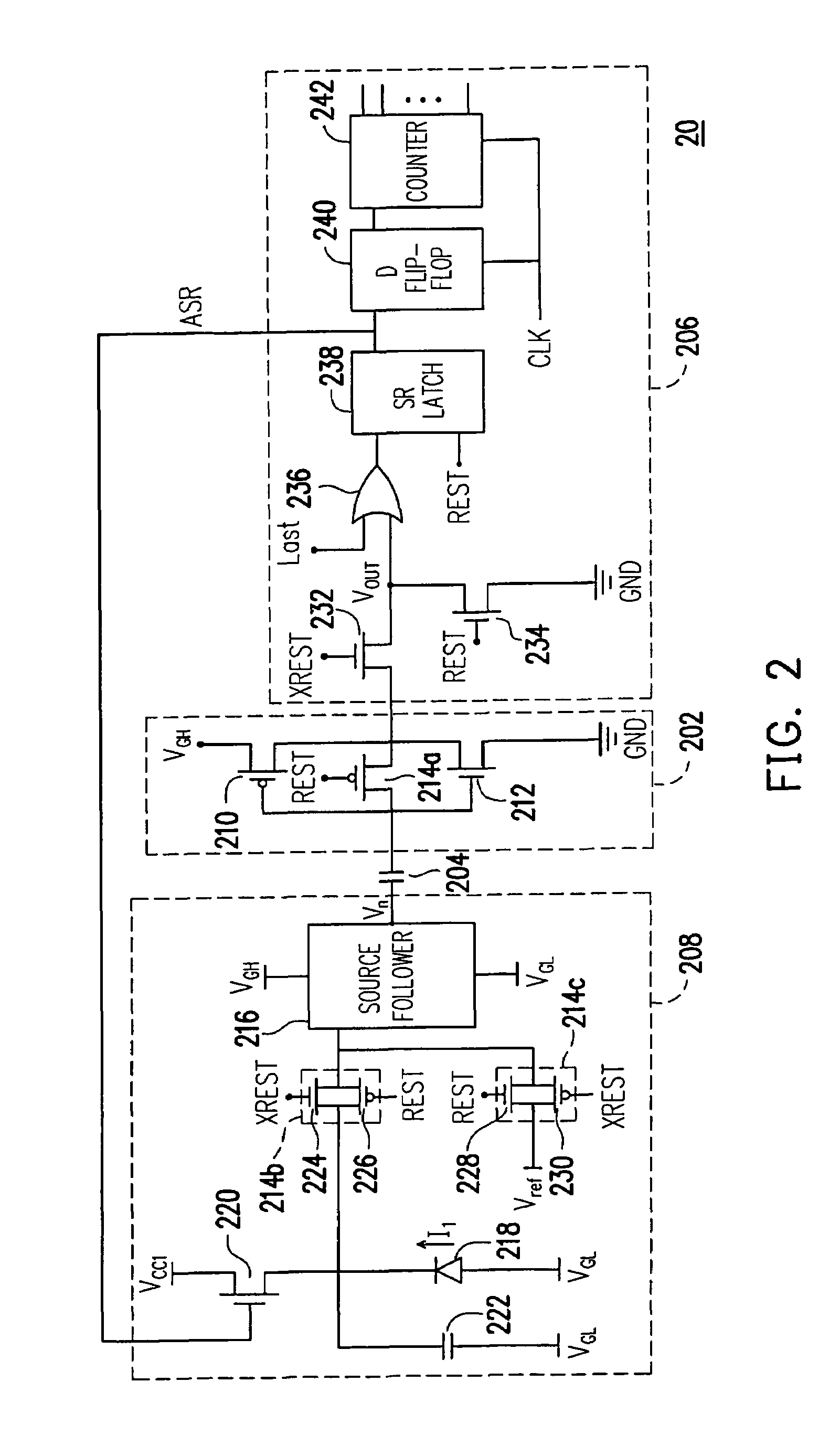 Optical-to-electrical converter and analog-to-digital converter thereof