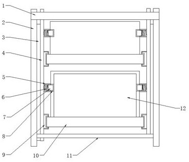 Detachable display rack for selling refrigeration equipment