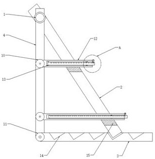 Detachable display rack for selling refrigeration equipment