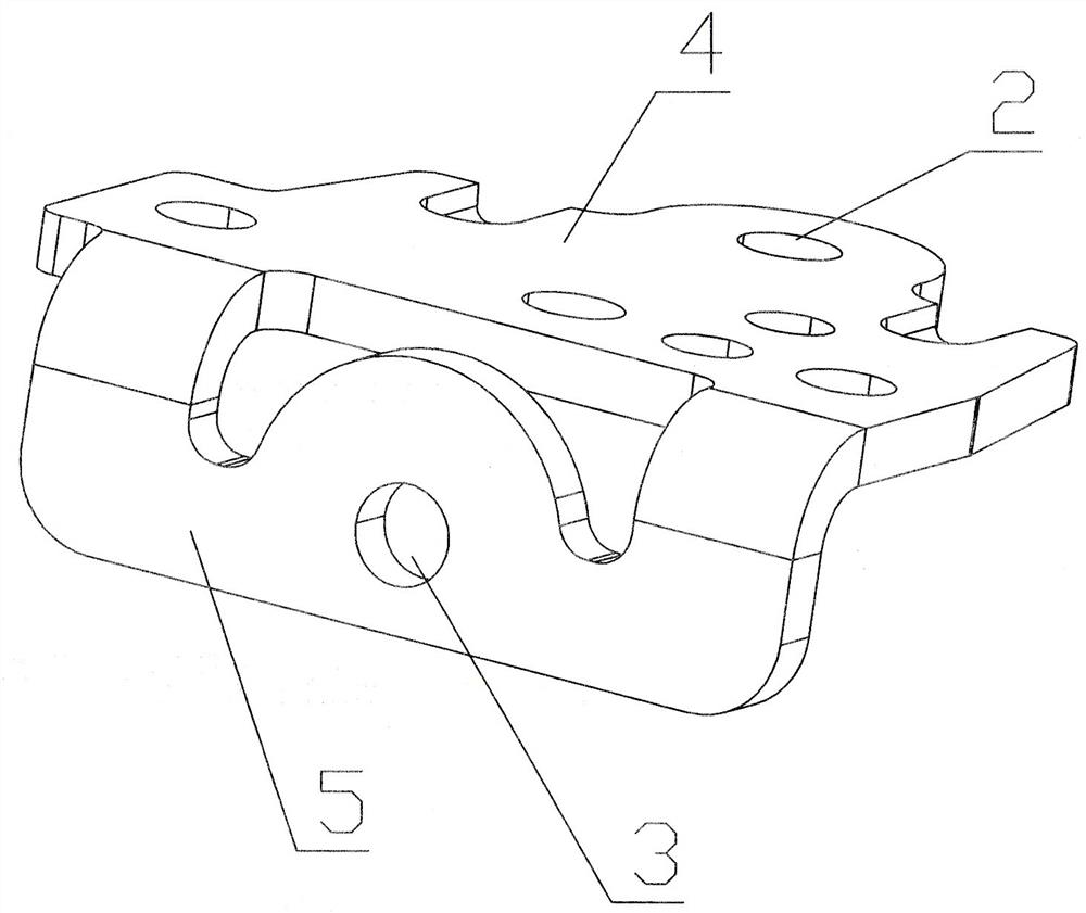 A production method of positioning connection bracket