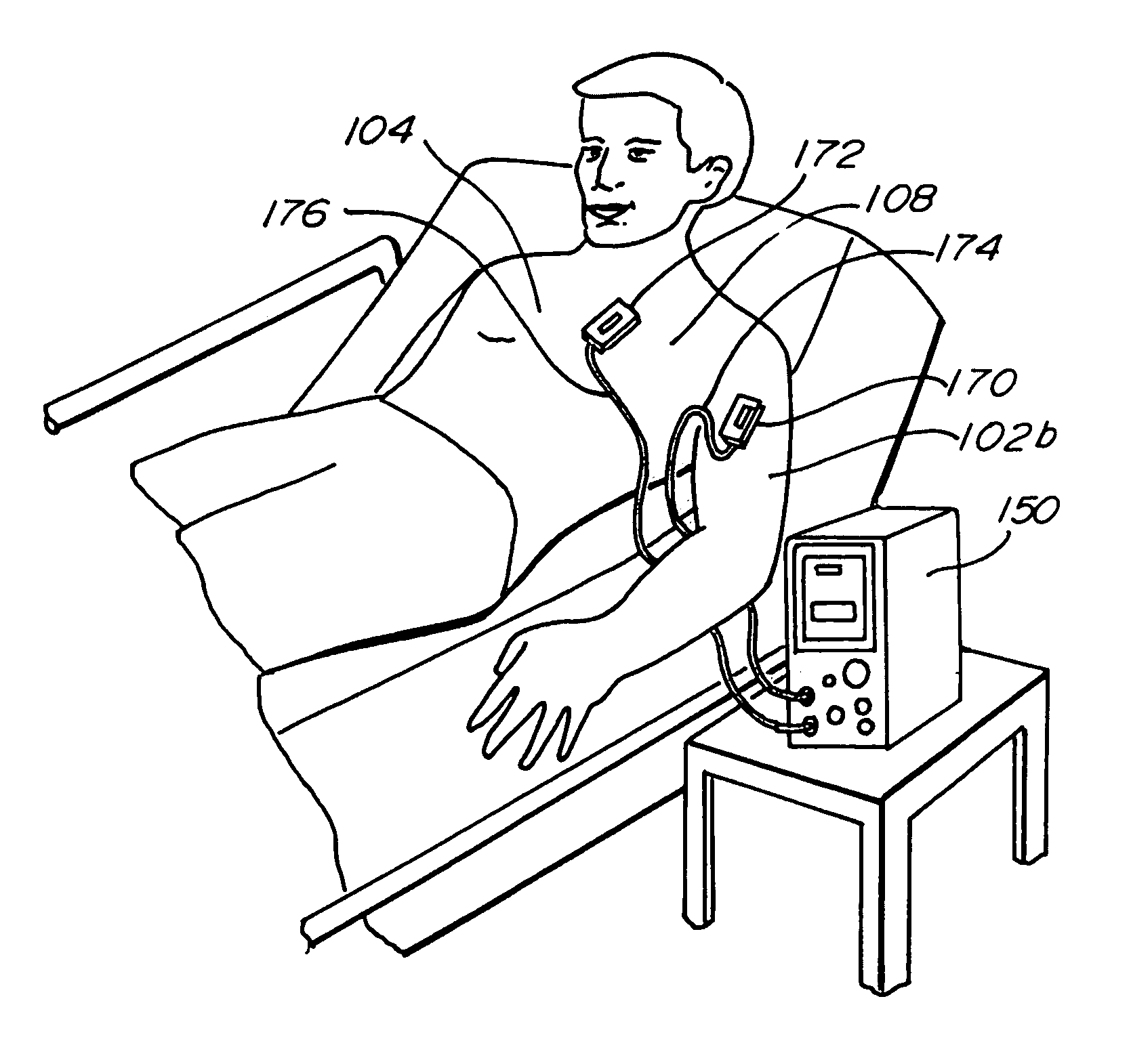 Method of applying electrical signals to a patient and automatic wearable external defibrillator