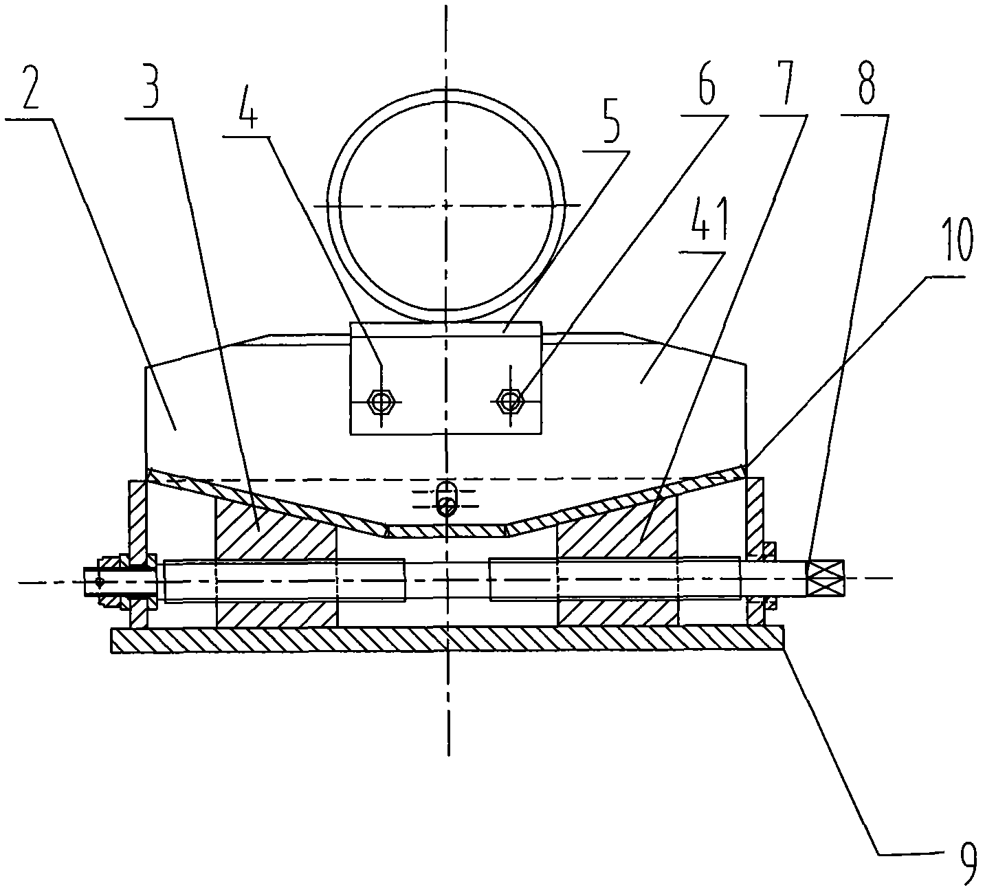 Diagonal roll tubing straightener oil coating device with function of auxiliary straightening