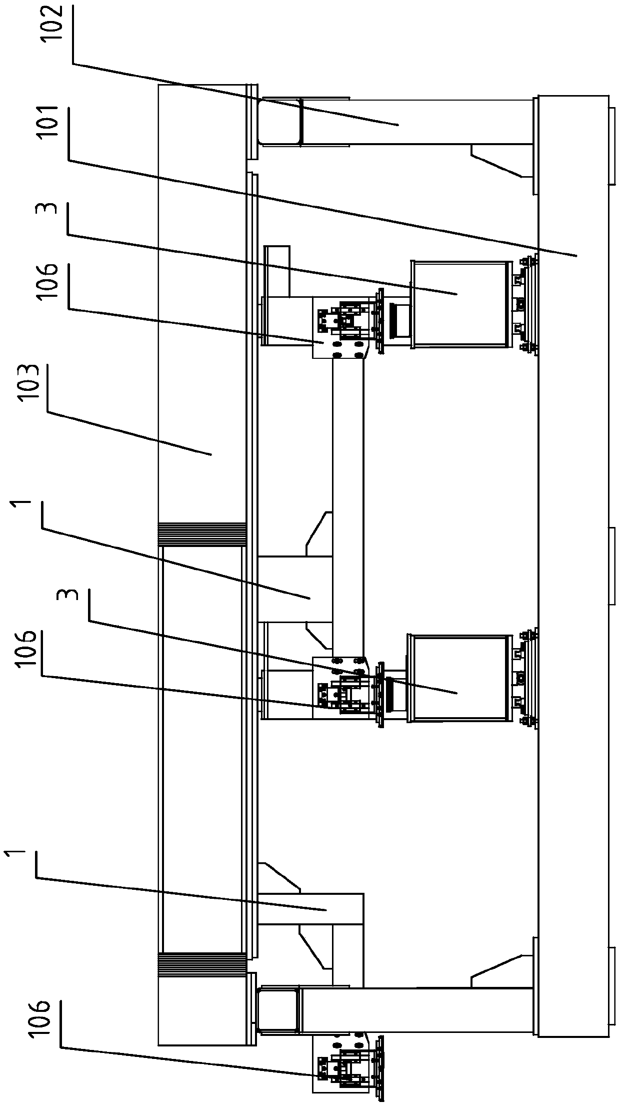 Glass plate drilling equipment