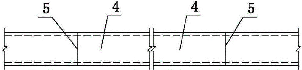 Construction method of prestress common pipe ditch