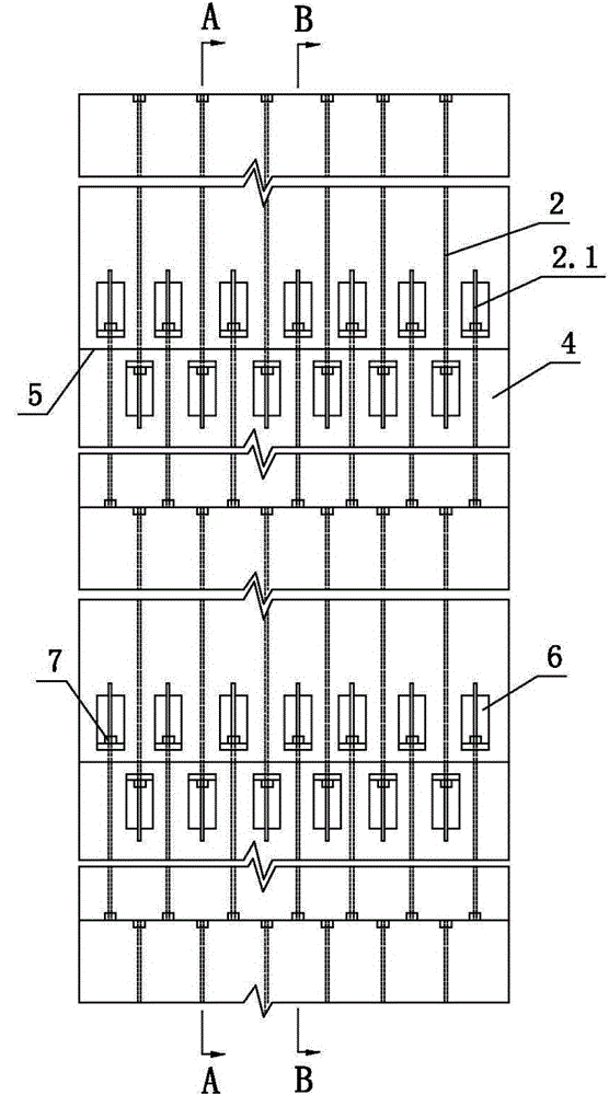 Construction method of prestress common pipe ditch