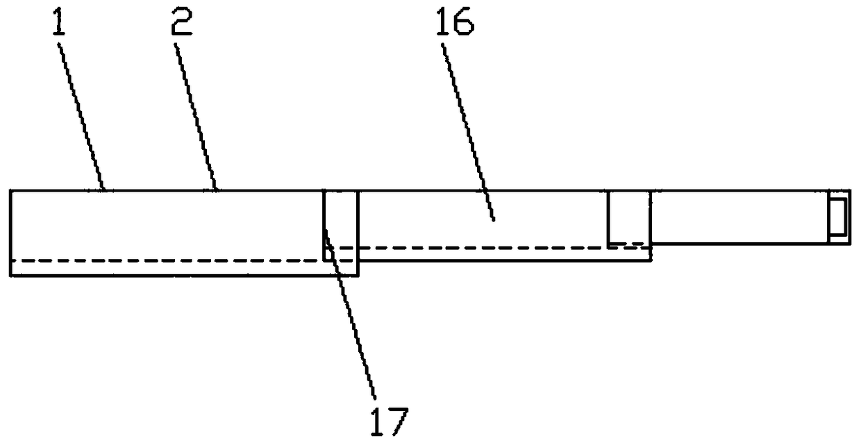 Convenient-to-stretch-and-retract lifting and carrying device for intensive care bed